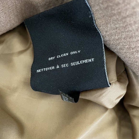 Cole Haan Jacket Signature Hooded Wool Toggle Duffle Coat Size 12 Womens - Picture 12 of 12